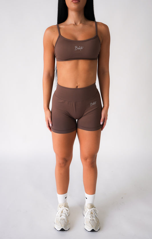 Core Sports Bra | Brown