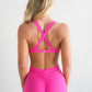 Twist Bra | Hot Pink