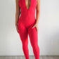 Tiffany Jumpsuit Long | Red