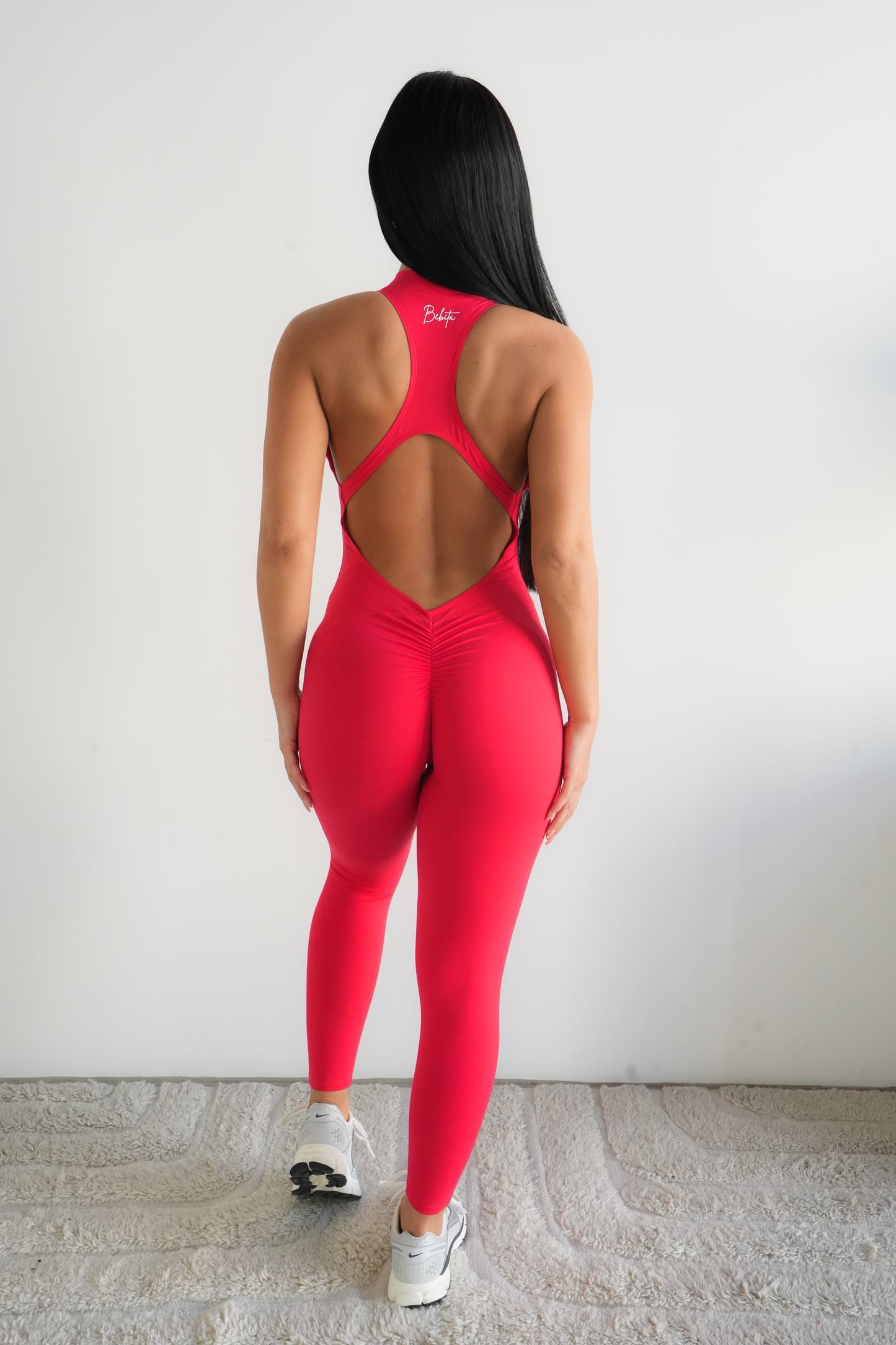 Tiffany Jumpsuit Long | Red